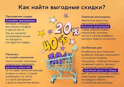 Существует множество советов о том, как начать экономить. Один из таких — пользоваться скидками….