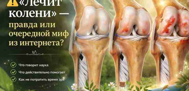 «Лечит колени» — правда или очередной миф из интернета? Рецепт выглядит «полезным», но давайте…