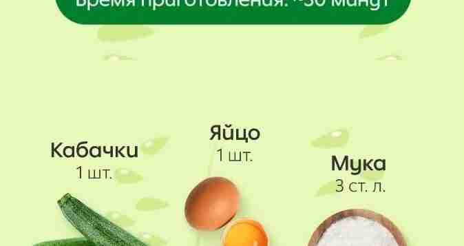 Оладьи из кабачков