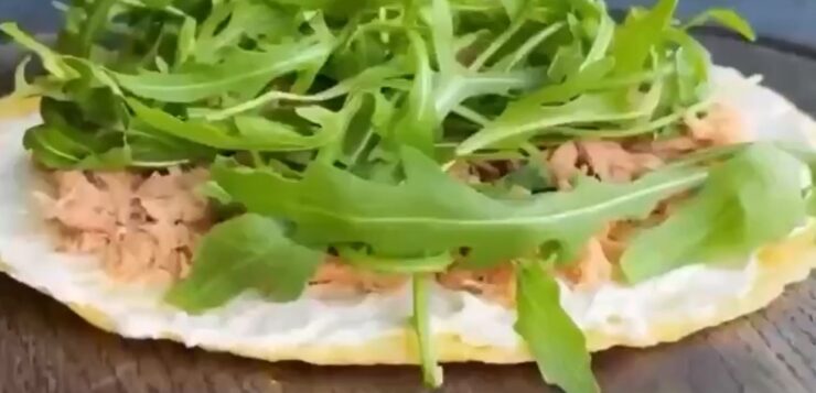 Яичный блин с тунцом Вкусный и сытный завтрак 🤩 🥗 Яйца — 2 шт…