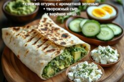 🫓 9 начинок для конвертиков из лаваша 1. Лёгкость и зелень 🥑 пюре из…