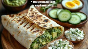 🫓 9 начинок для конвертиков из лаваша 1. Лёгкость и зелень 🥑 пюре из…