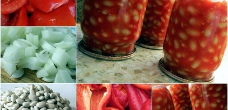ФАСОЛЬ В ТОМАТНОМ СОКЕ Заготовка на зиму ⠀ Ингредиенты: 1 кг фасоли, 2 кг…